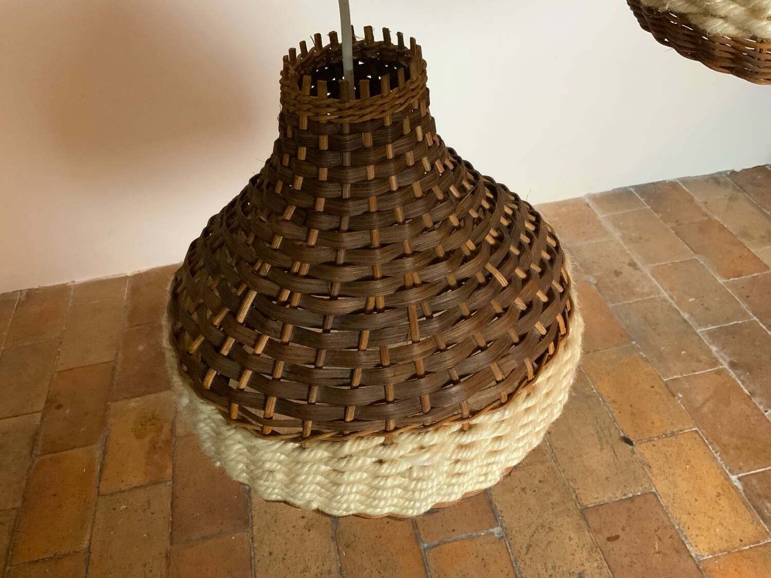 Pair of vintage pendant lights