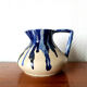 Art deco stoneware pitcher