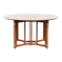 Round vintage Art Deco design dining table  for 4 people