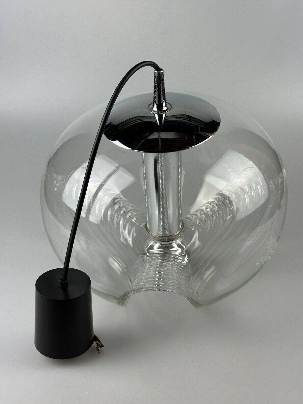 60s 70s ceiling lamp hanging lamp Peill & Putzler "Wave" Koch & Lowy Design