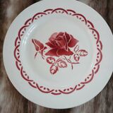 8 mismatched antique dinner plates