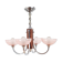 Lustre bois et alu années 40