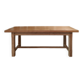 Solid oak farmhouse table