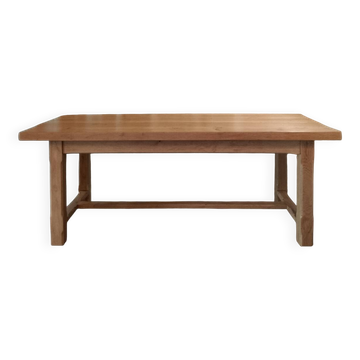 Solid oak farmhouse table