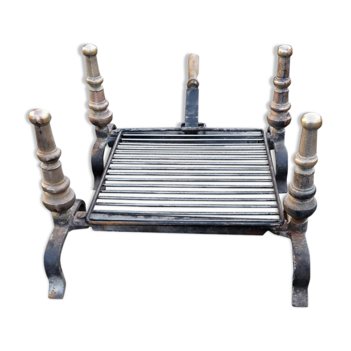 Fireplace channels with barbecue grill