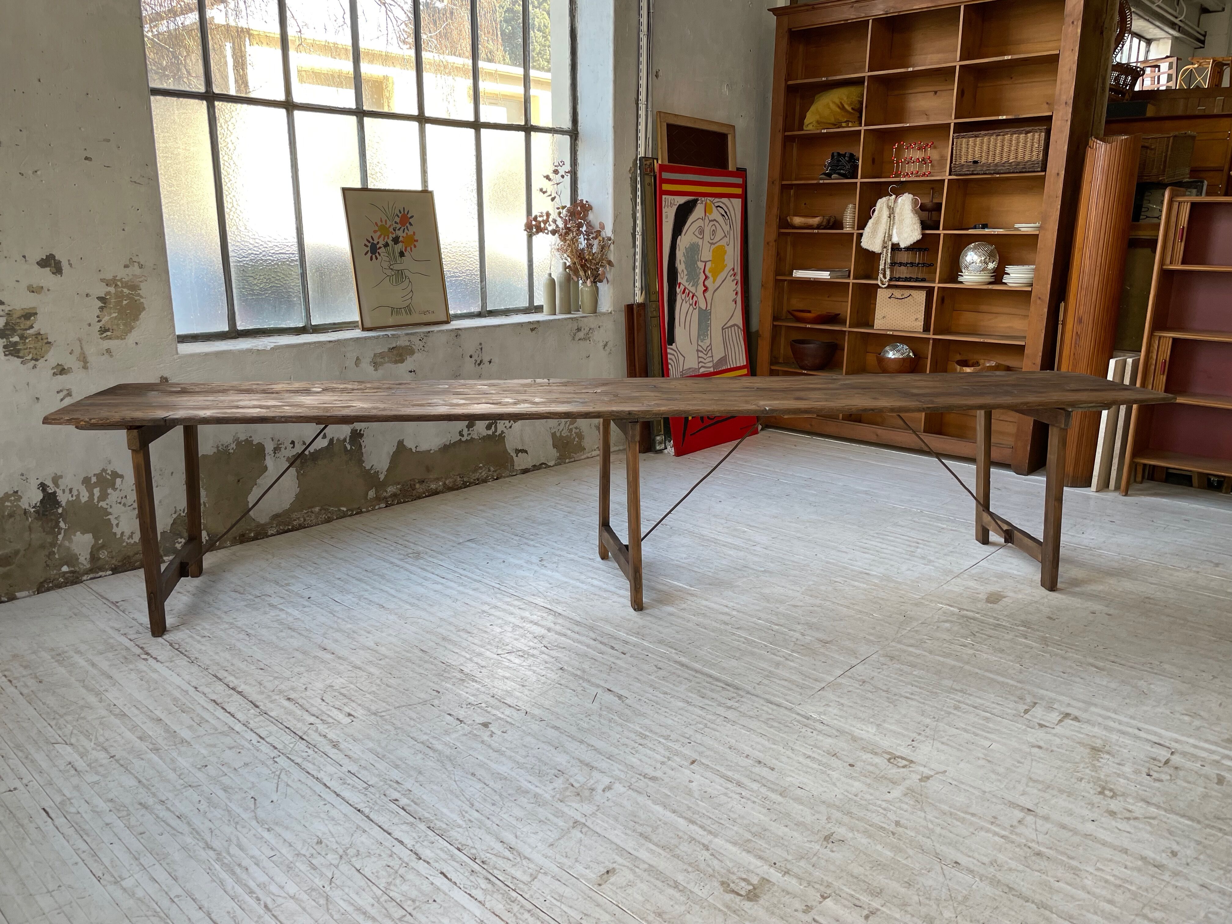 Guinguette table XXL 4m folding