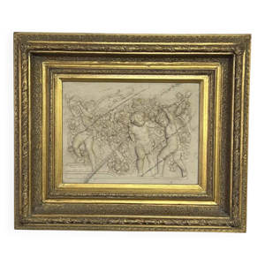 Haut-relief en marbre