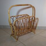 Magazine rack Wicker, early 1970s