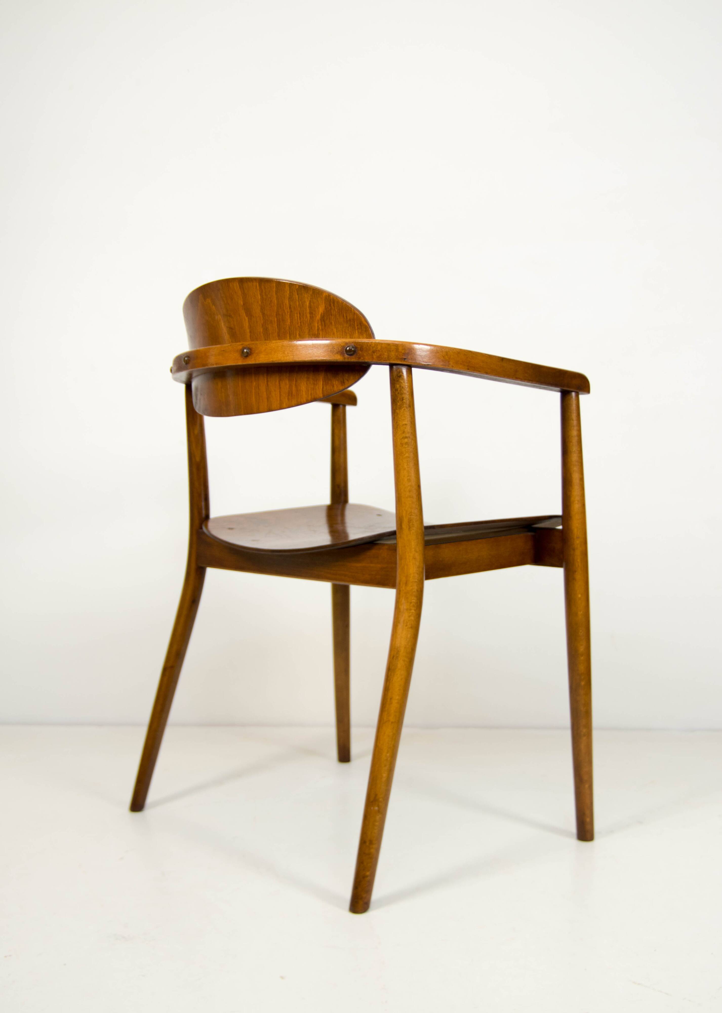Chaise de salle à manger Antonin Suman TON, Tchécoslovaquie, 1966