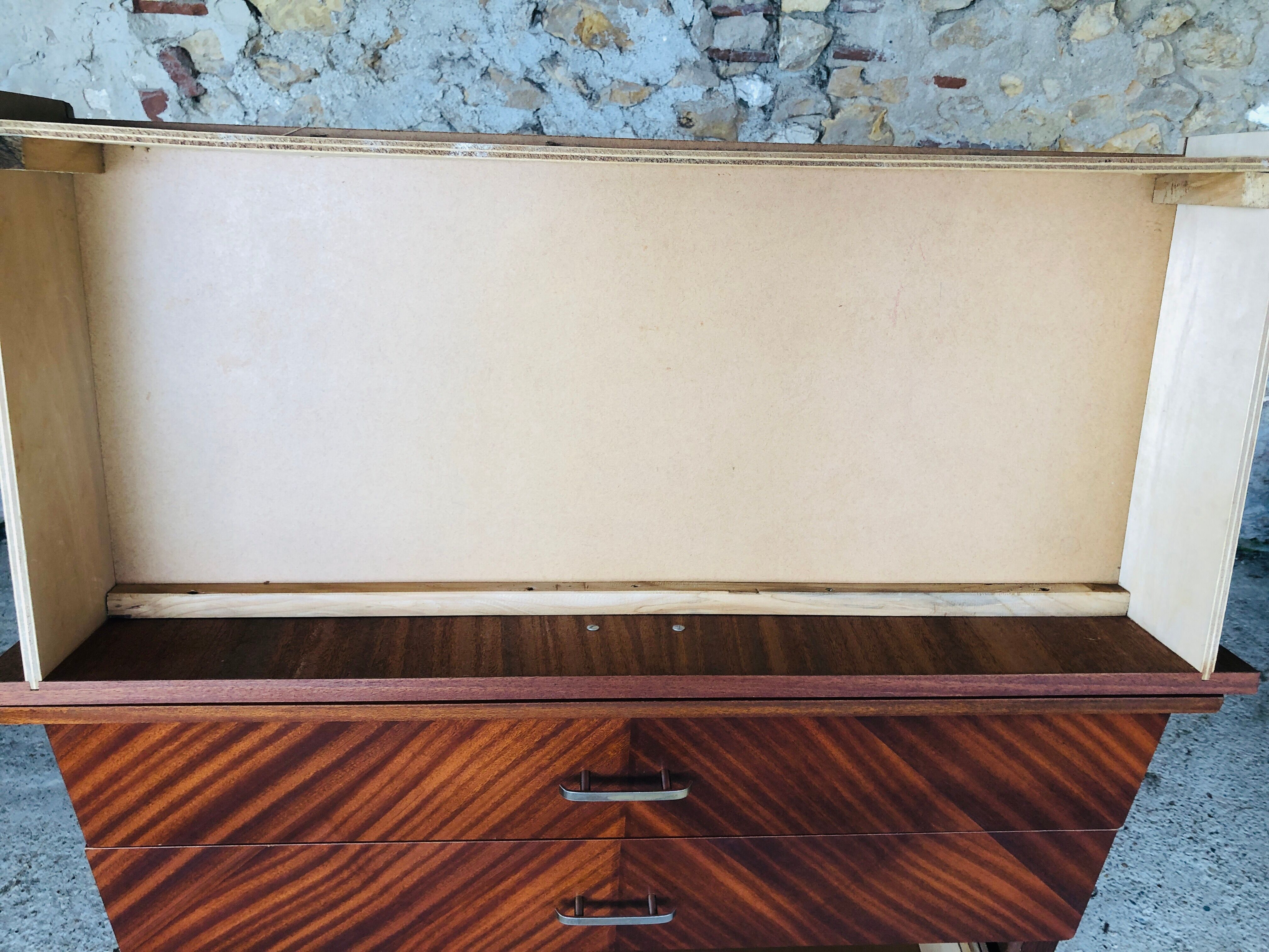 Vintage dresser with 4 drawers 60s /70