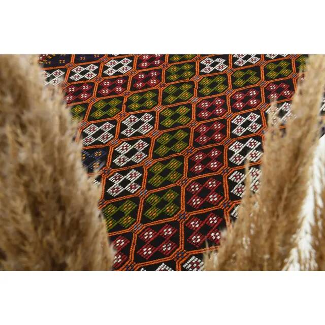 1970s Vintage Turkish Hand-Knotted Wool Cotton Brown Area Rug 159x278