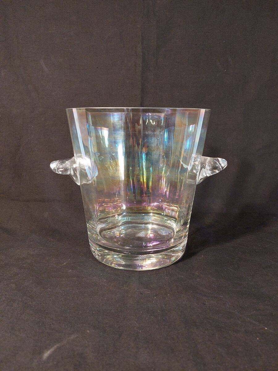 Krosno signed crystal champagne bucket - Poland