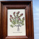 Botanical poster Polium montanum purpureum