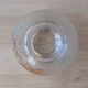 Frosted Glass Ball Vase with Golden Botanical Decoration — Signed Adat — Circa 1950