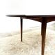 Danish round dining table in rosewood – 1950s design with butterfly extension.