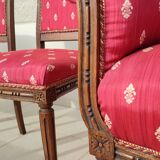 Ensemble fauteuils chaises début XXe