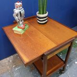 1960's Extendable Teak Drinks Trolley