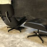 Charles Eames lounge chair All black