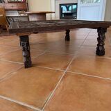 Table basse sculptée (africaine )