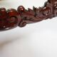 Antique Baroque Wall Mirror in Carved Mahogany