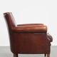Vintage Sheepskin Leather Armchair