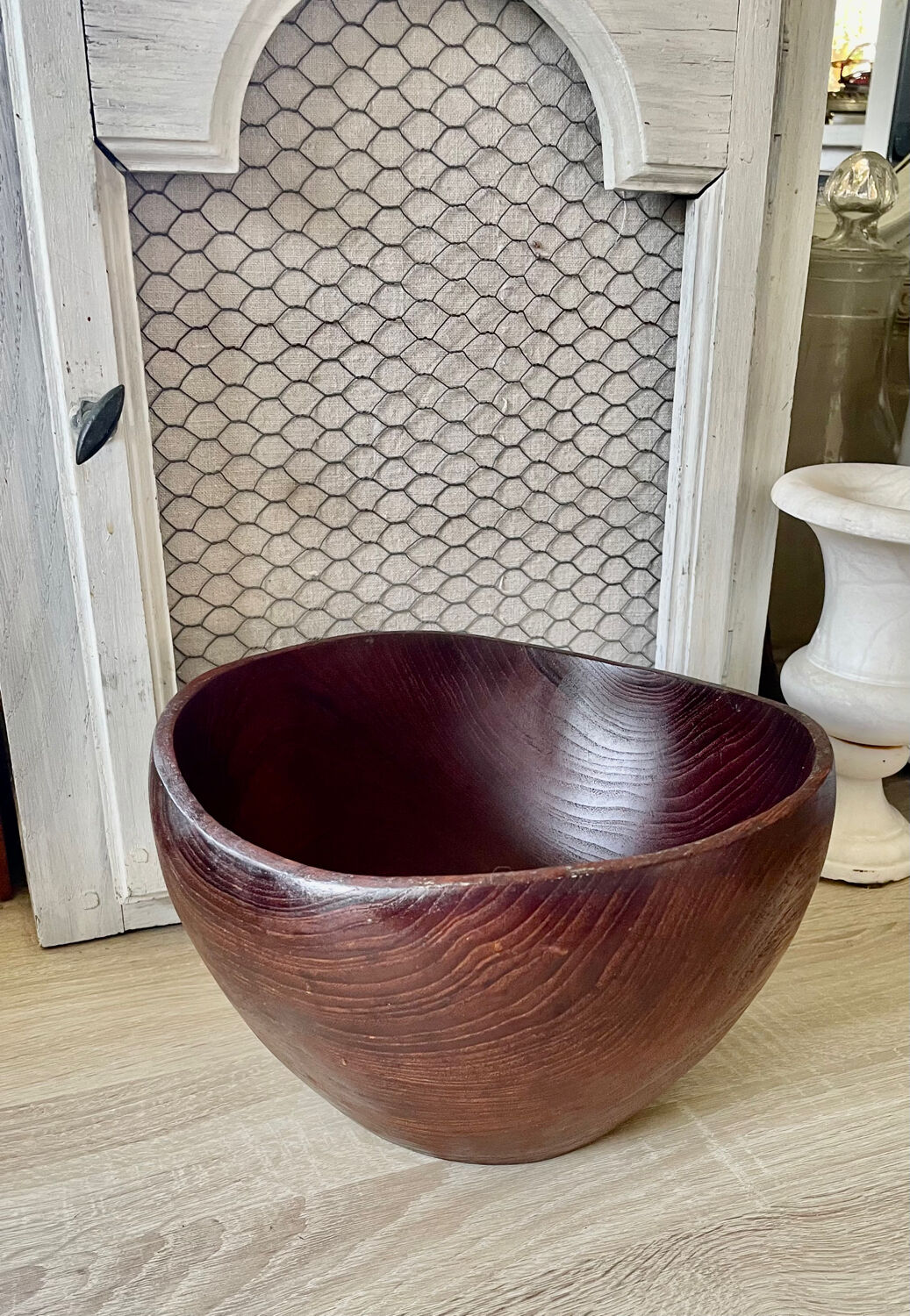 Vintage teak bowl 3l.