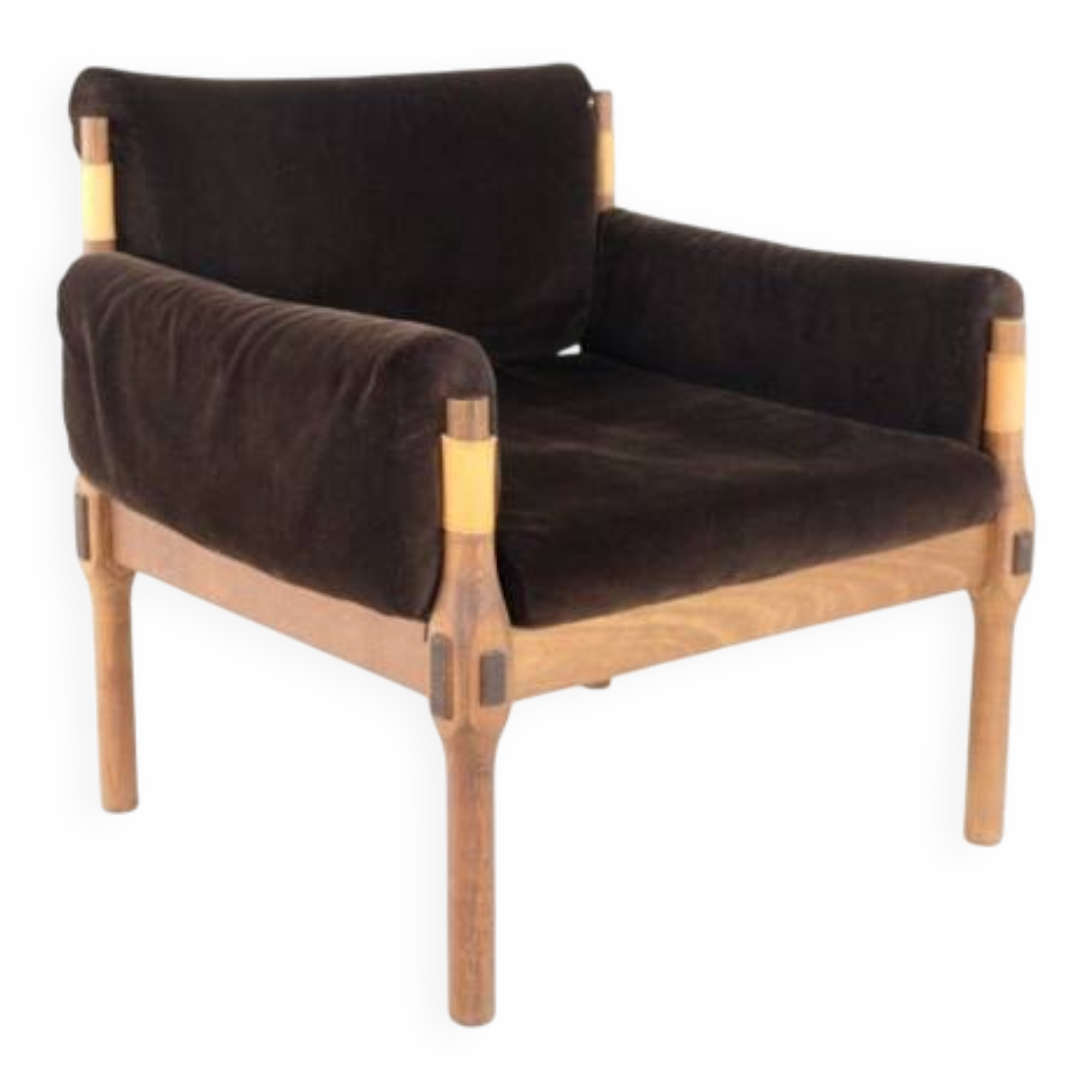 mid century danish design Safari armchair - rare piece - original condition