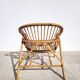 1960s rattan basket chair