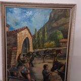 Tableau ancien sur bois