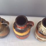 Set west Germany ceramic vases, 1960s