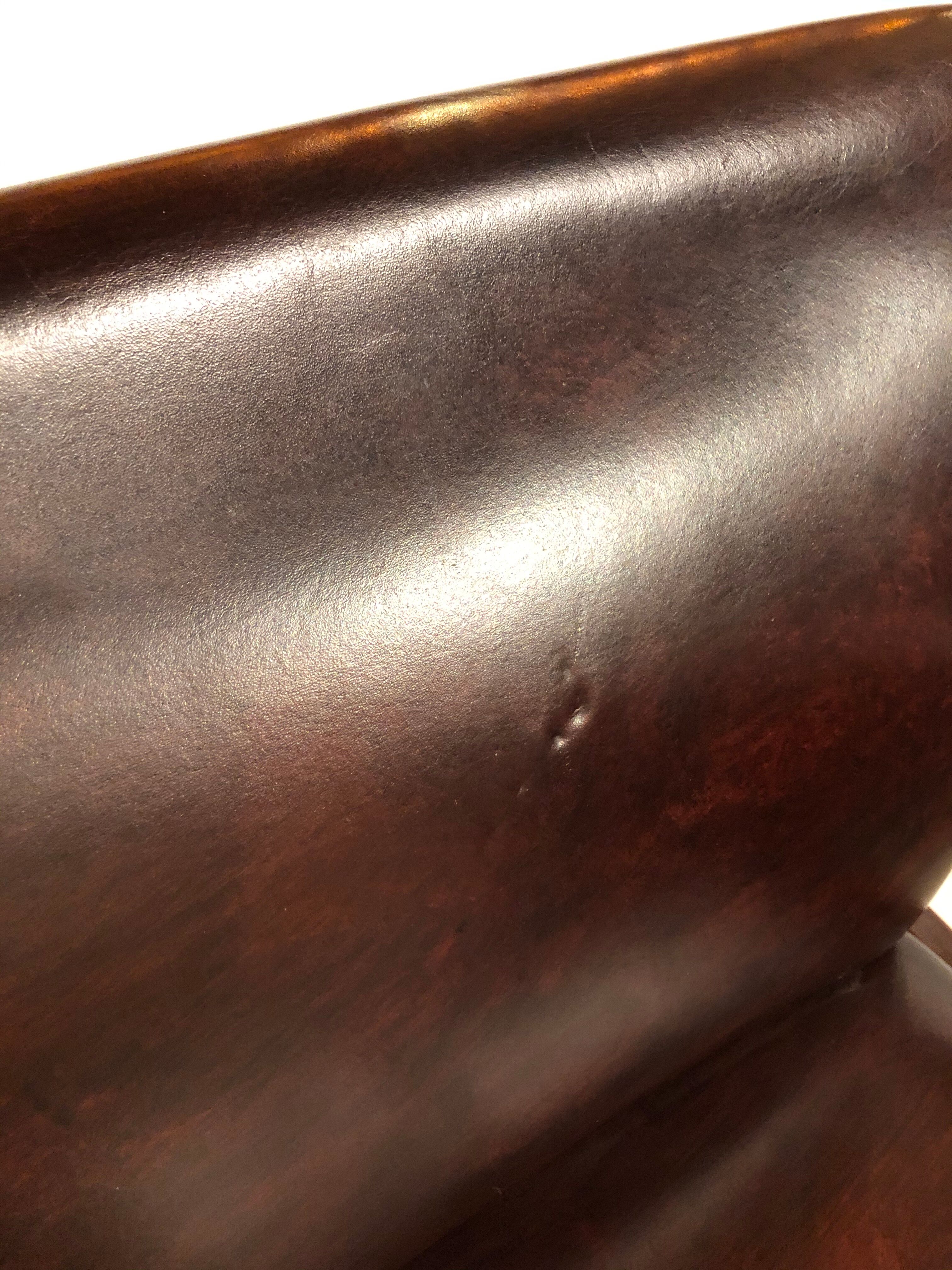 Finn Juhl's "Diplomat" armchair from the 1960s in solid rosewood and leather