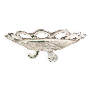 glass bowl on foot