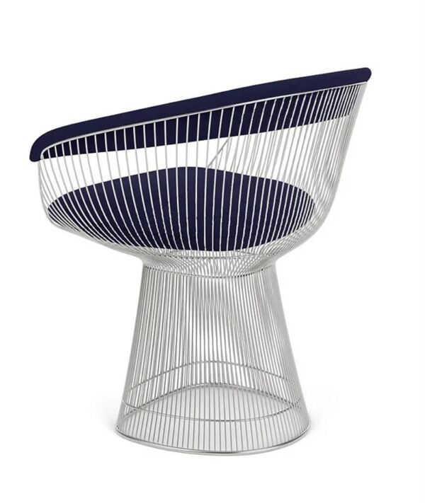 Chaise warren platner bleue
