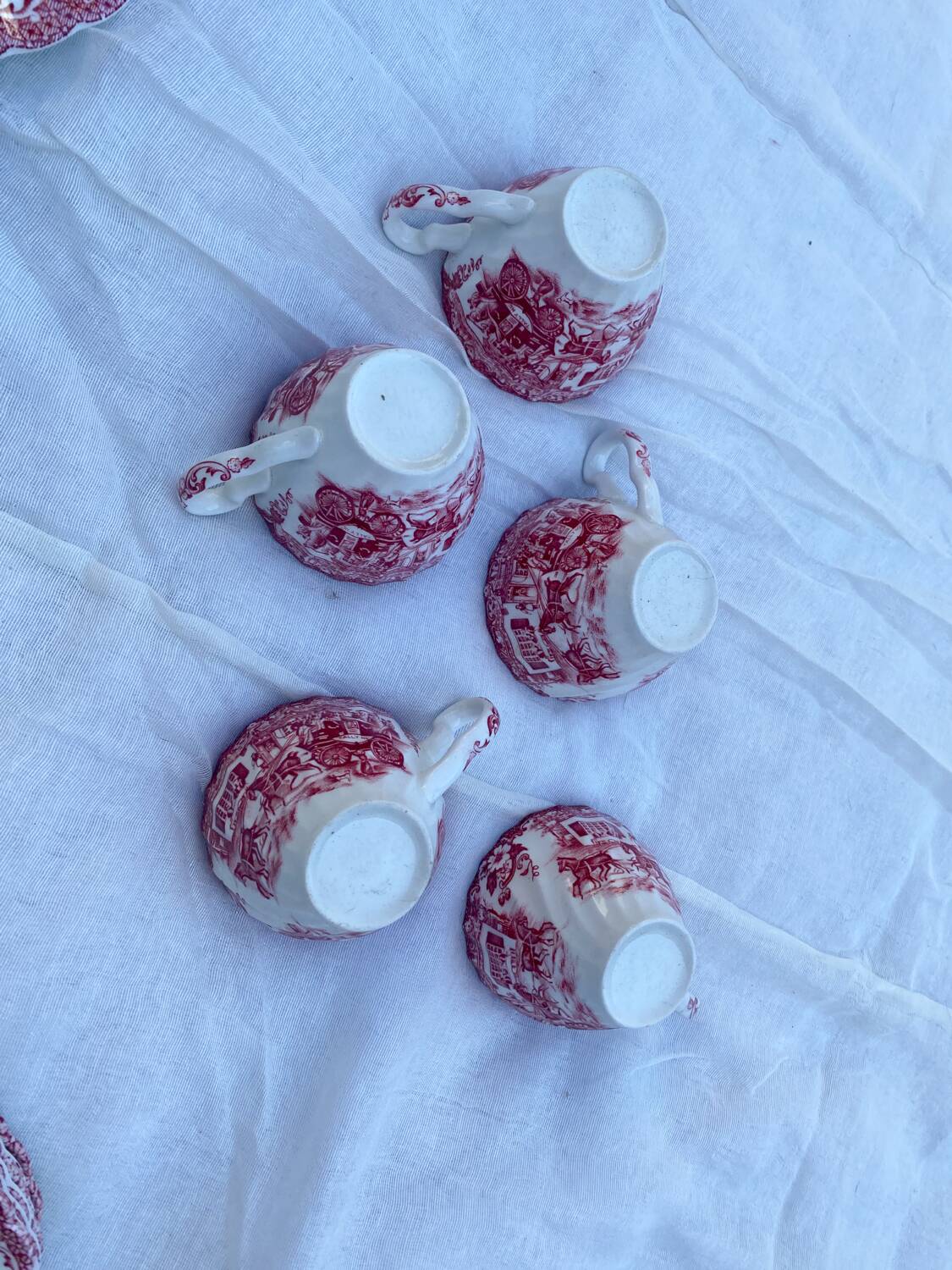 Lot of rare English tableware