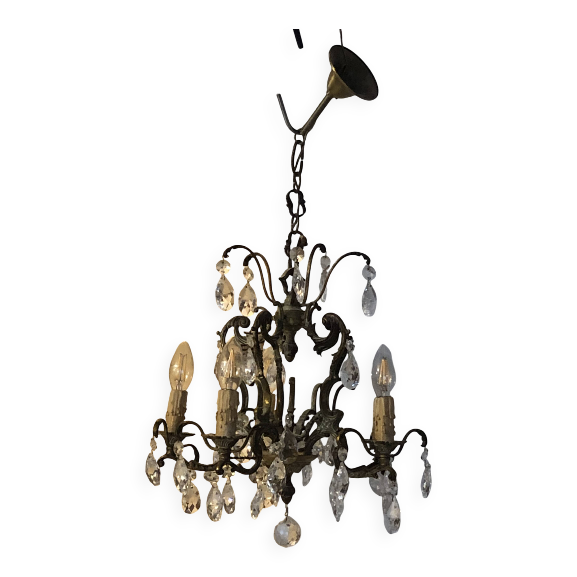 Lustrous bronze pendants