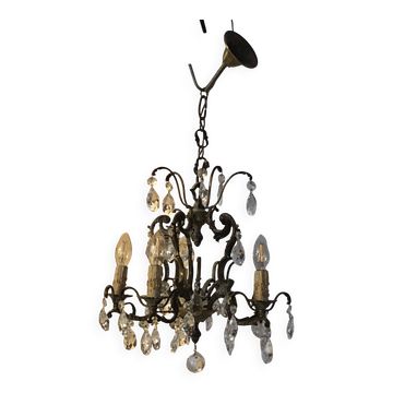 Bronze lustre pendants