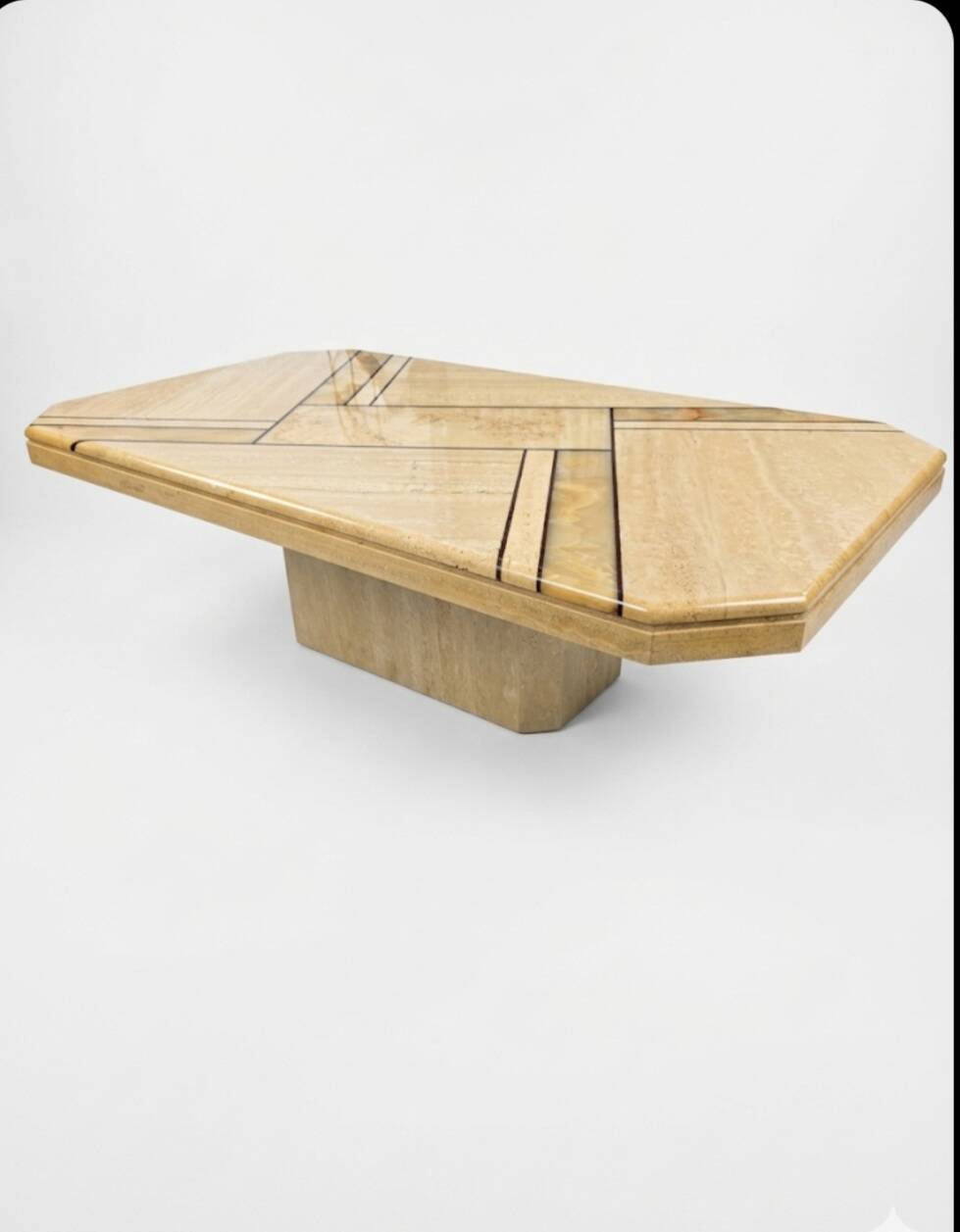 Travertine coffee table from the 70s/80s.