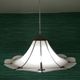 Large Modernist white acrylic hanging light lamp 1970s