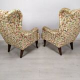 Pair of armchairs with ears