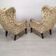 Paire de fauteuils a oreilles