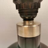Holmegaard table lamp model "Bridge-opal" - black, designed by Michael bang in 1978