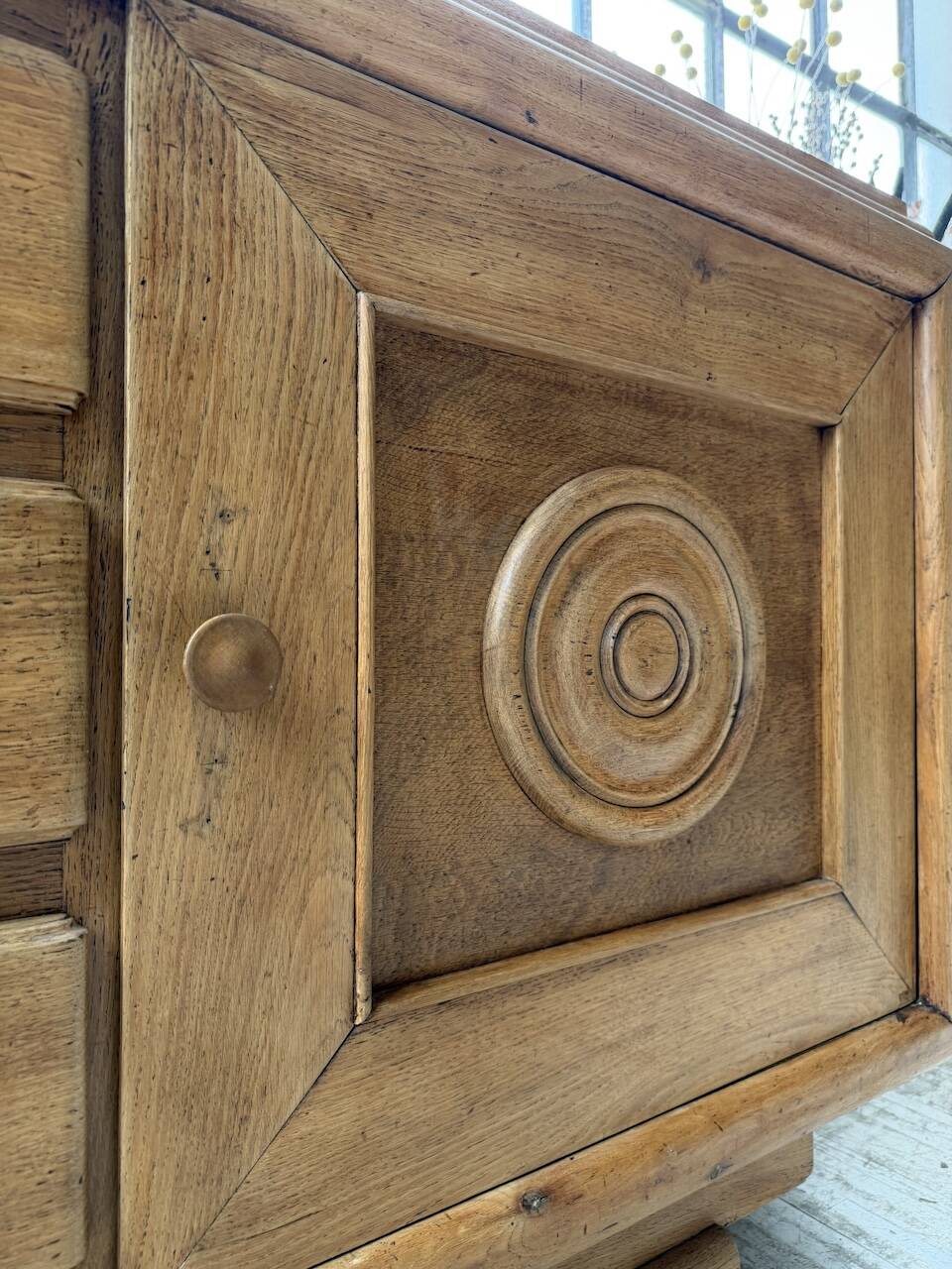 Enfilade storage unit oak Art Deco 1940 Dudouyt