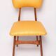 Mid-Century Butterfly Dining Chair, Vegan Pineapple Leather, Europe, 1960s