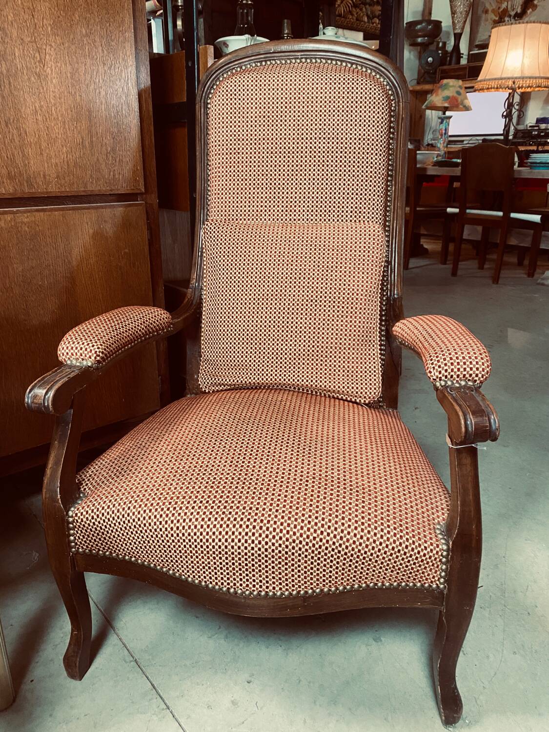 Large Voltaire armchair