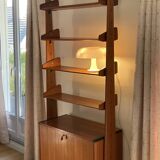 Freestanding wall bookcase 50s vittorio dassi
