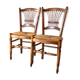 4 hand-stitched chairs 70s