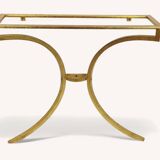 Gold Metal Console by Robert Thibier