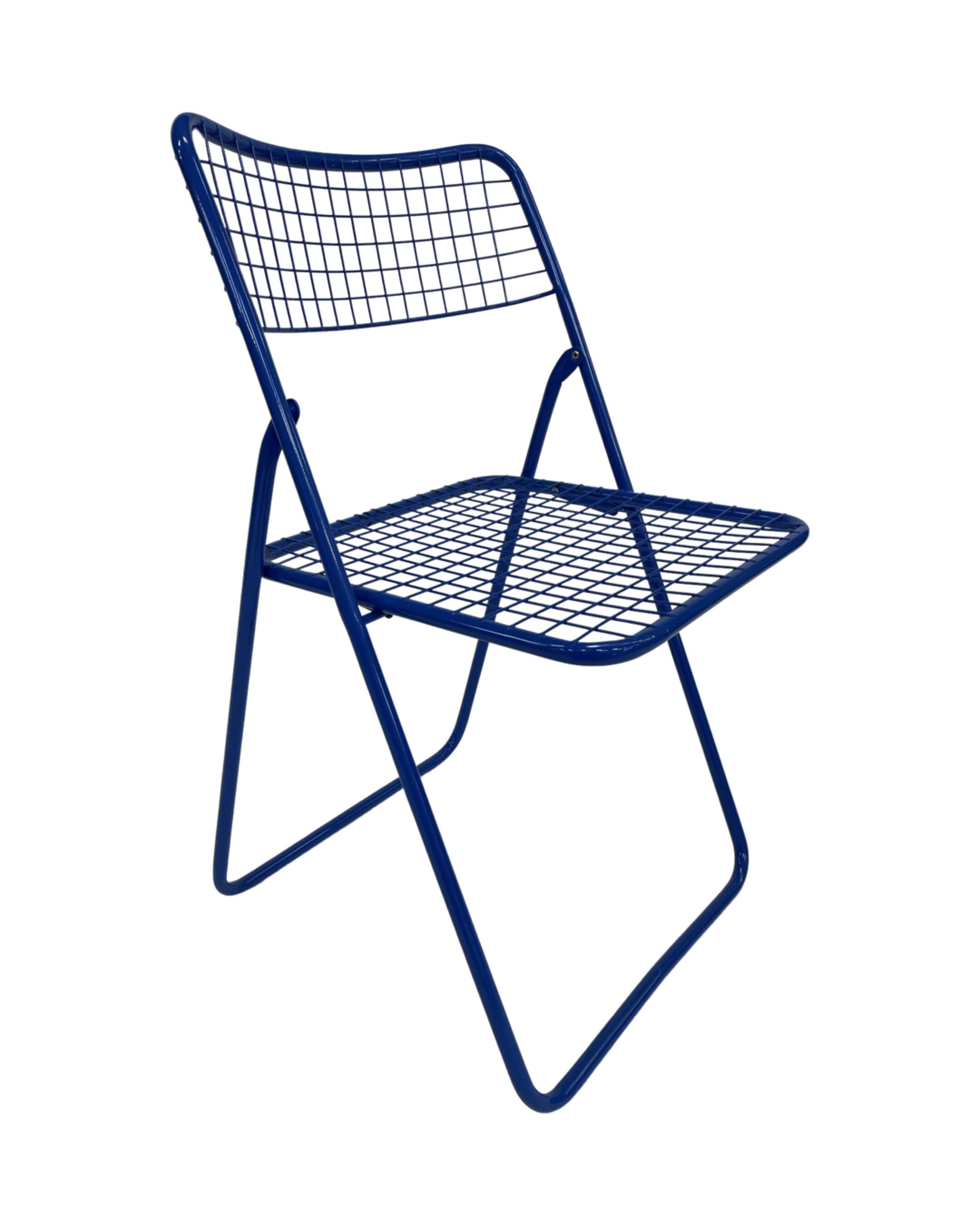 Chaise pliante vintage « Ted Net » de Niels Gammelgaard pour Ikea 1976
