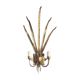 Golden reed wall lamp