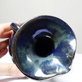 Small jug/pitcher/soliflore from Rambervillers, antique stoneware.